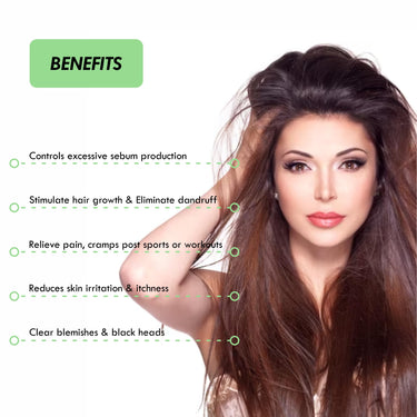 Aromatique Peppermint Essential Oil for Hair,Skin. 100% Pure and Natural Therapeutic Grade (15ml)